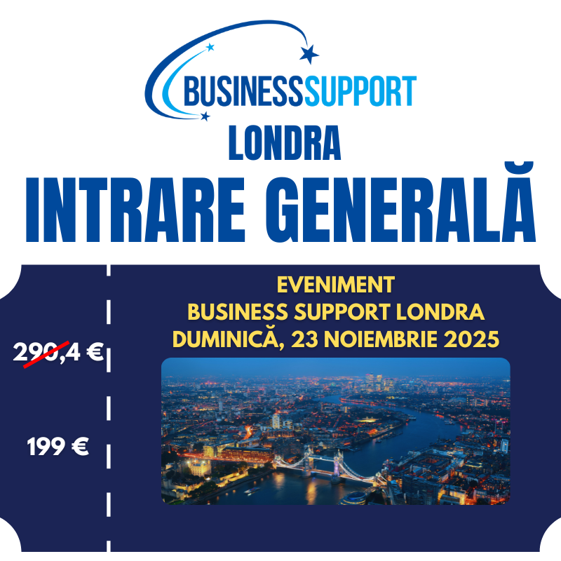 Intrare Generală Londra - Preț Redus 199€-banner